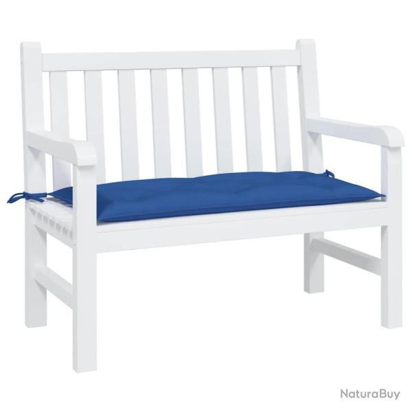 Coussin de banc de bleu 100x50x7 cm tissu oxford