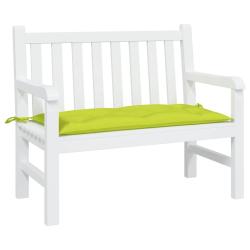 Coussin de banc de vert brillant 100x50x7cm tissu oxford