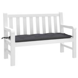 Coussin de banc de anthracite 120x50x7 cm tissu oxford