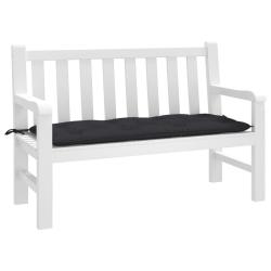 Coussin de banc de noir 120x50x7 cm tissu oxford