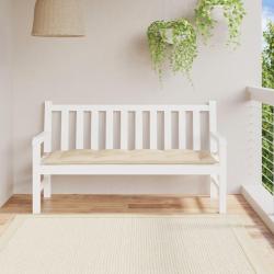 Coussin de banc de beige 150x50x7 cm tissu oxford