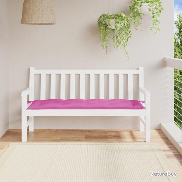 Coussin de banc de rose 150x50x7 cm tissu oxford