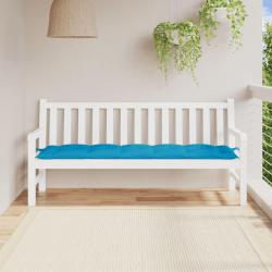 Coussin de banc de bleu clair 180x50x7 cm tissu oxford