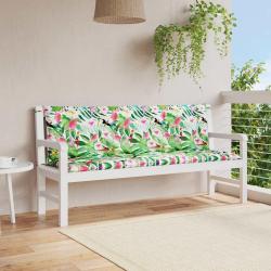 Coussins de banc de lot de 2 multicolore 150x50x7 cm