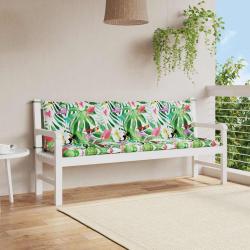 Coussins de banc de lot de 2 multicolore tissu Oxford