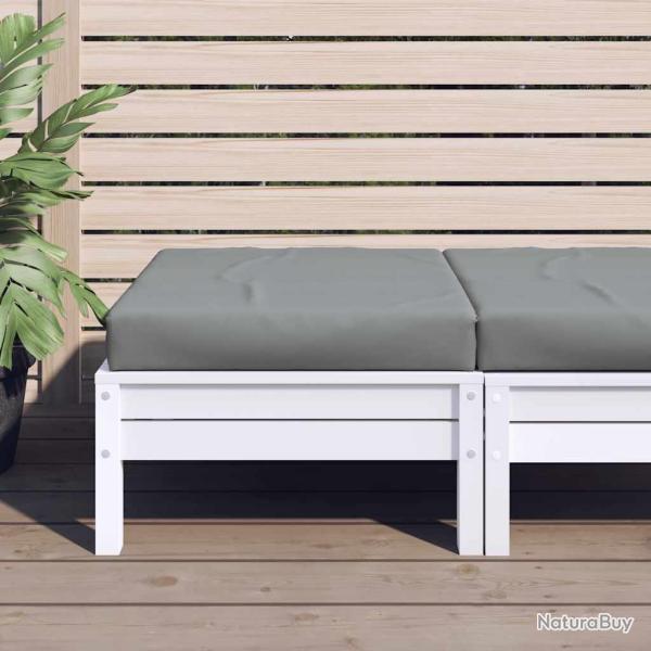 Coussin de palette gris 60x60x9,5 cm tissu oxford