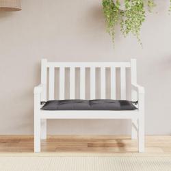 Coussin de banc de anthracite 110x50x7 cm tissu oxford