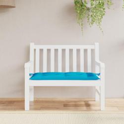Coussin de banc de bleu clair 110x50x7 cm tissu oxford