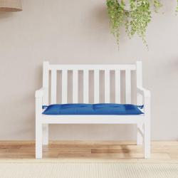 Coussin de banc de bleu 110x50x7 cm tissu oxford