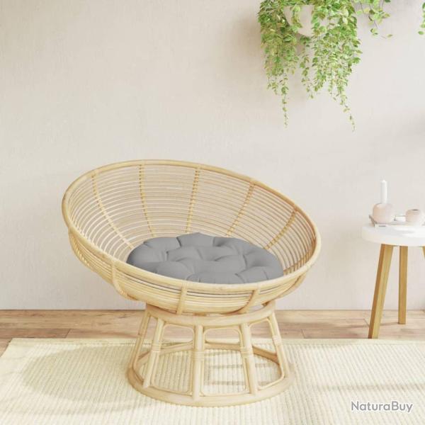 Coussin rond gris � 60 x11 cm tissu oxford