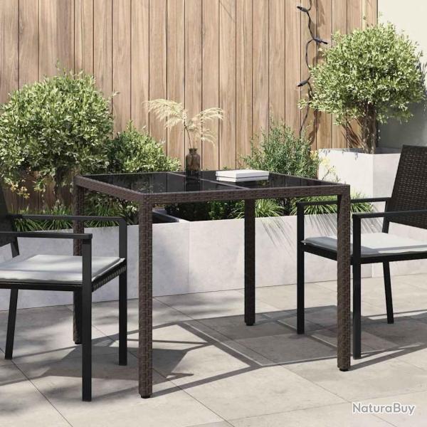Table de Marron 90 x 90 x 75 cm polyrotin