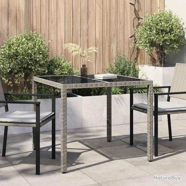 Table de Gris 90 x 90 x 75 cm polyrotin