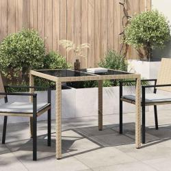 Table de Beige 90 x 90 x 75 cm polyrotin