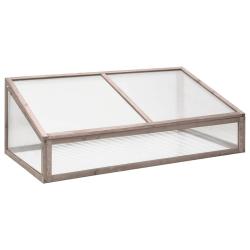 Serre Gris 110x56x39 cm Bois de sapin