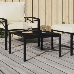 Table basse de noir 60x60x35 cm acier