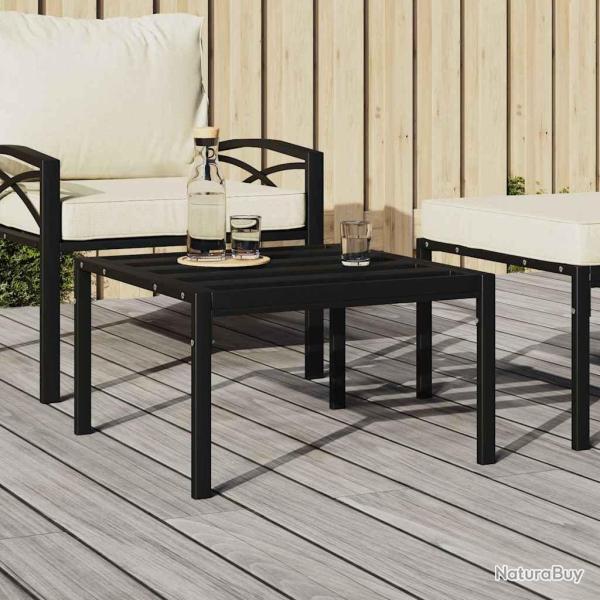Table basse de noir 60x60x35 cm acier
