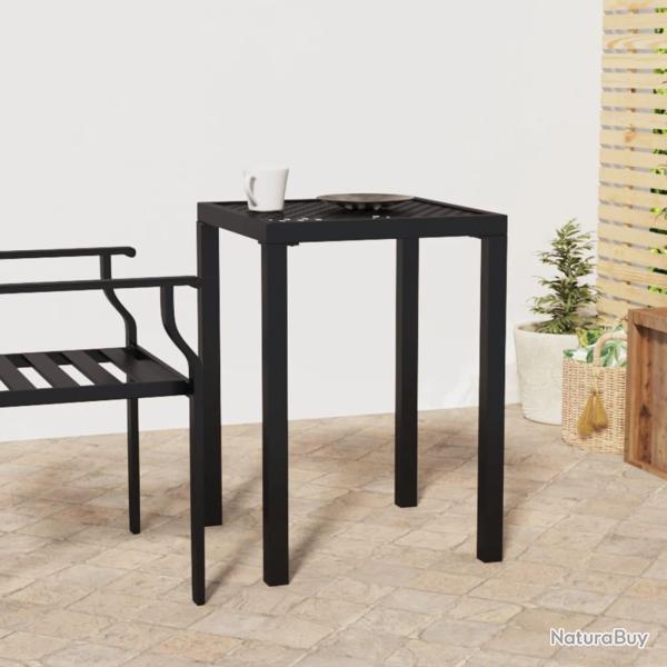Table de anthracite 50x50x72 cm acier