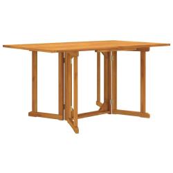 Table de papillon pliante 150x90x75 cm bois massif teck