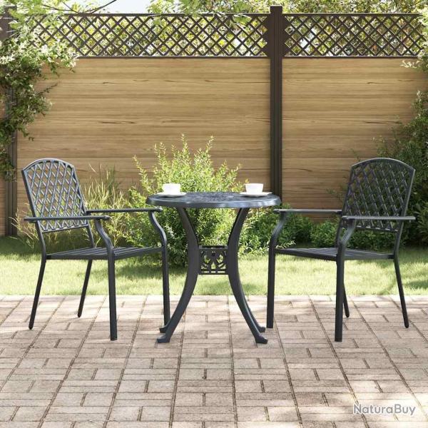 Chaise de 2 pcs Anthracite 56 x 65 x 89 cm Acier