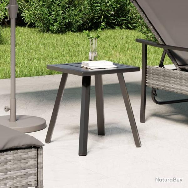 Table de anthracite 34x34x38 cm acier