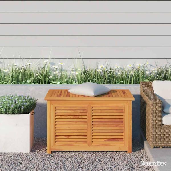 Bo�te de rangement de et sac 90x50x58cm bois massif teck