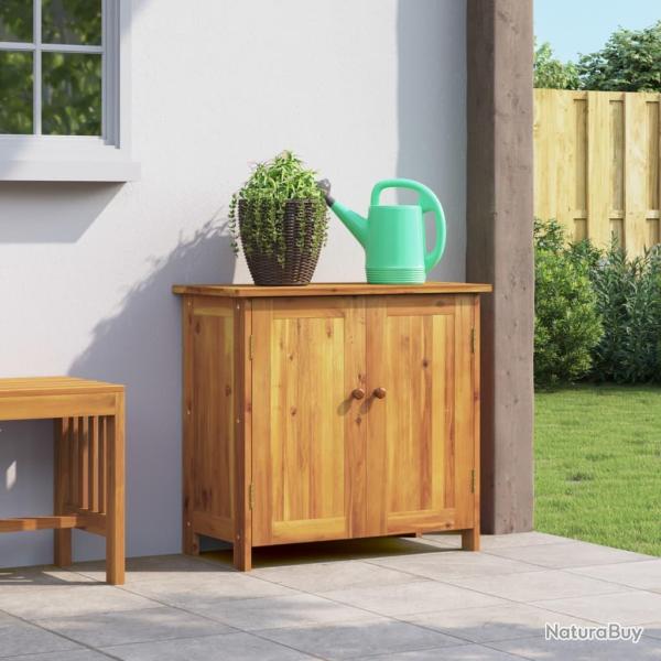 Armoire de 75x35x70 cm bois massif d'acacia