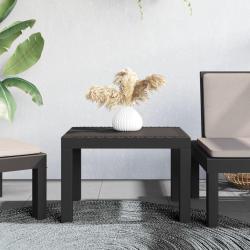 Table de anthracite 59x47x40 cm PP