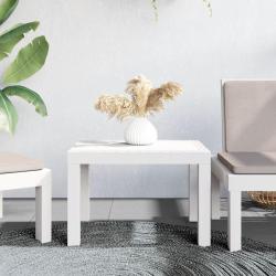 Table de blanc 59x47x40 cm PP