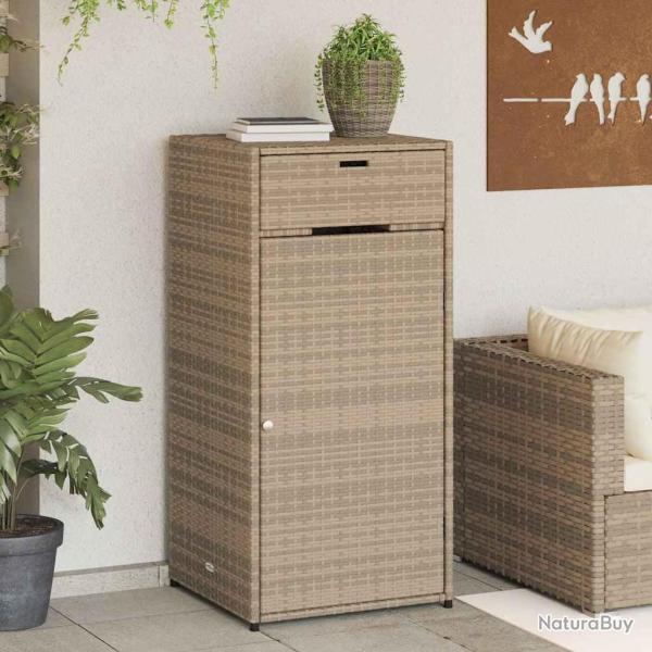 Armoire de rangement de beige 55x55x111cm r�sine tress�e