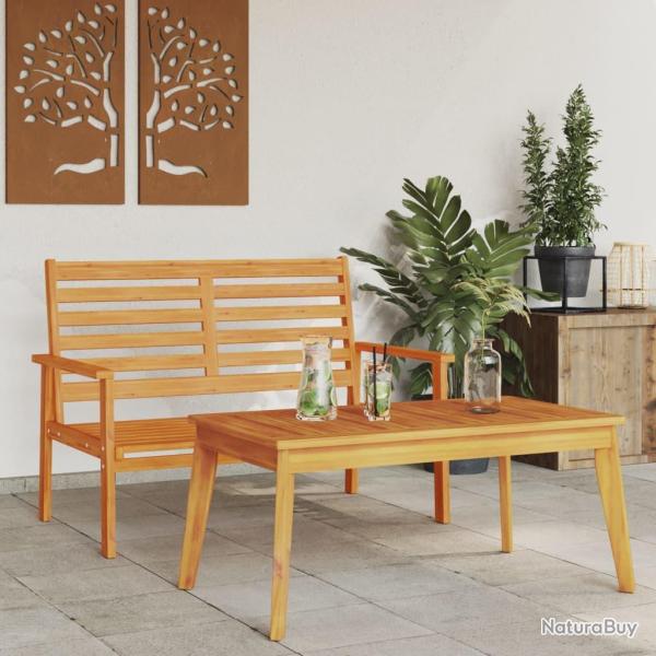 Ensemble de bois massif d'acacia