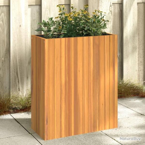Jardini�re 59x27,5x70 cm bois massif d'acacia