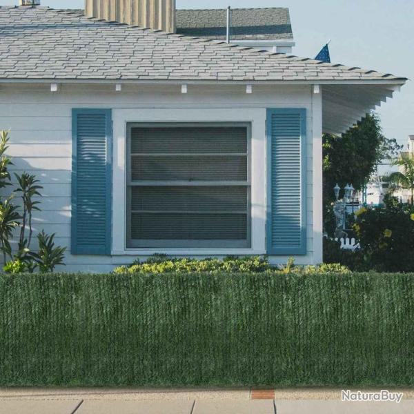Cl�ture en gazon artificiel vert 1x5 m