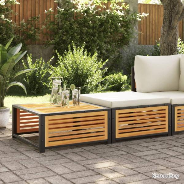 Table de avec tabouret bois d'acacia massif