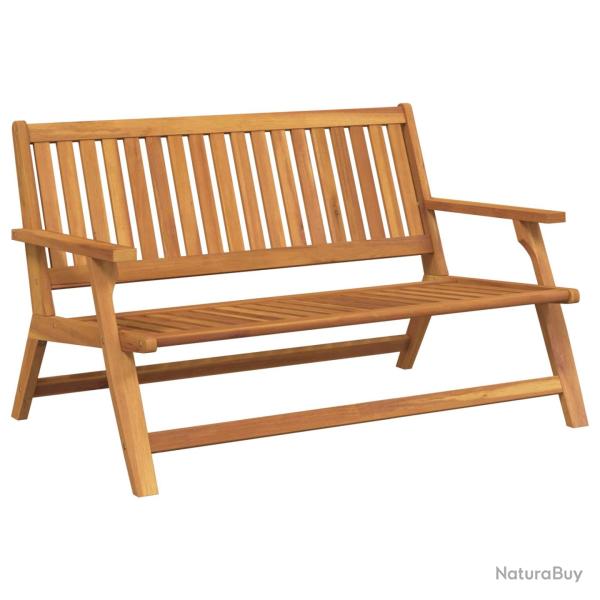 Banc Relax Marron 122 x 78 x 73 cm Bois d'Acacia Massif