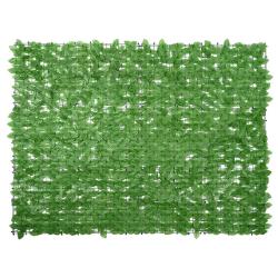 &Eacute;cran de balcon avec feuilles vert 200x150 cm