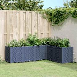 Jardini&egrave;re bleu gris 160x120x53 cm PP