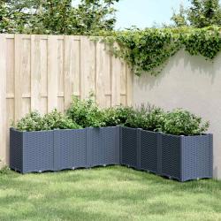 Jardini&egrave;re bleu gris 160x160x53 cm PP