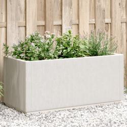 Jardini&egrave;re blanc 80x36x35 cm PP