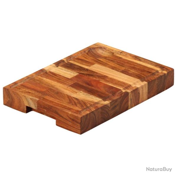 Planche � d�couper 30x21x4 cm bois d'acacia massif