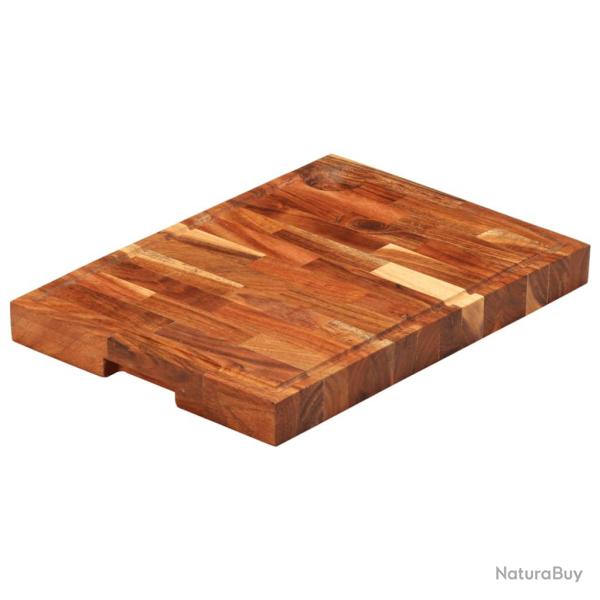 Planche � d�couper 42x30x4 cm bois d'acacia massif