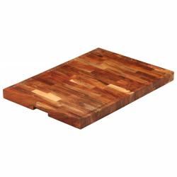 Planche &agrave; d&eacute;couper 60x42x4 cm bois d'acacia massif