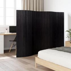 Cloison de s&eacute;paration noir largeur 250 cm hauteur 165 cm bambou