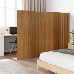 Cloison de s&eacute;paration marron largeur 400 cm hauteur 165 cm bambou