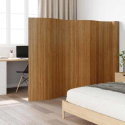 Cloison de s&eacute;paration marron largeur 800 cm hauteur 165 cm bambou
