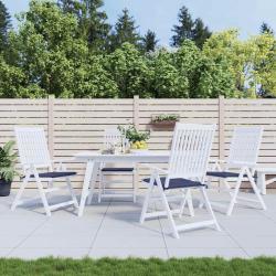 Coussins de palette lot de 4 bleu marine 40x40x4cm tissu oxford