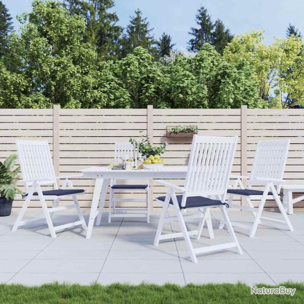 Coussins de palette lot de 4 bleu marine 40x40x4cm tissu oxford