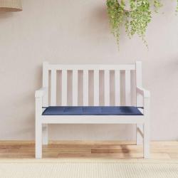 Coussin de banc de bleu marine 120x50x3 cm tissu oxford
