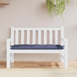 Coussin de banc de bleu marine 120x50x7 cm tissu oxford