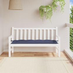 Coussin de banc de bleu marine 150x50x7 cm tissu oxford