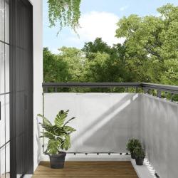 &Eacute;cran de balcon gris clair 90x400 cm 100% polyester oxford